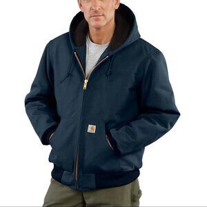 Carhartt Men's Navy Hooded Jacket
